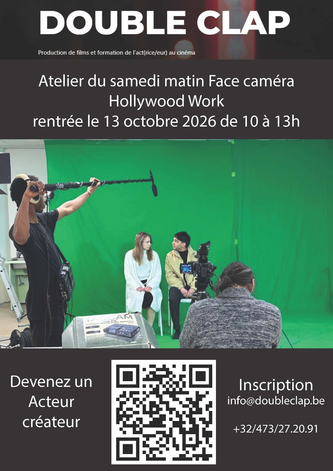 Face caméra, conservatoire d'art dramatique